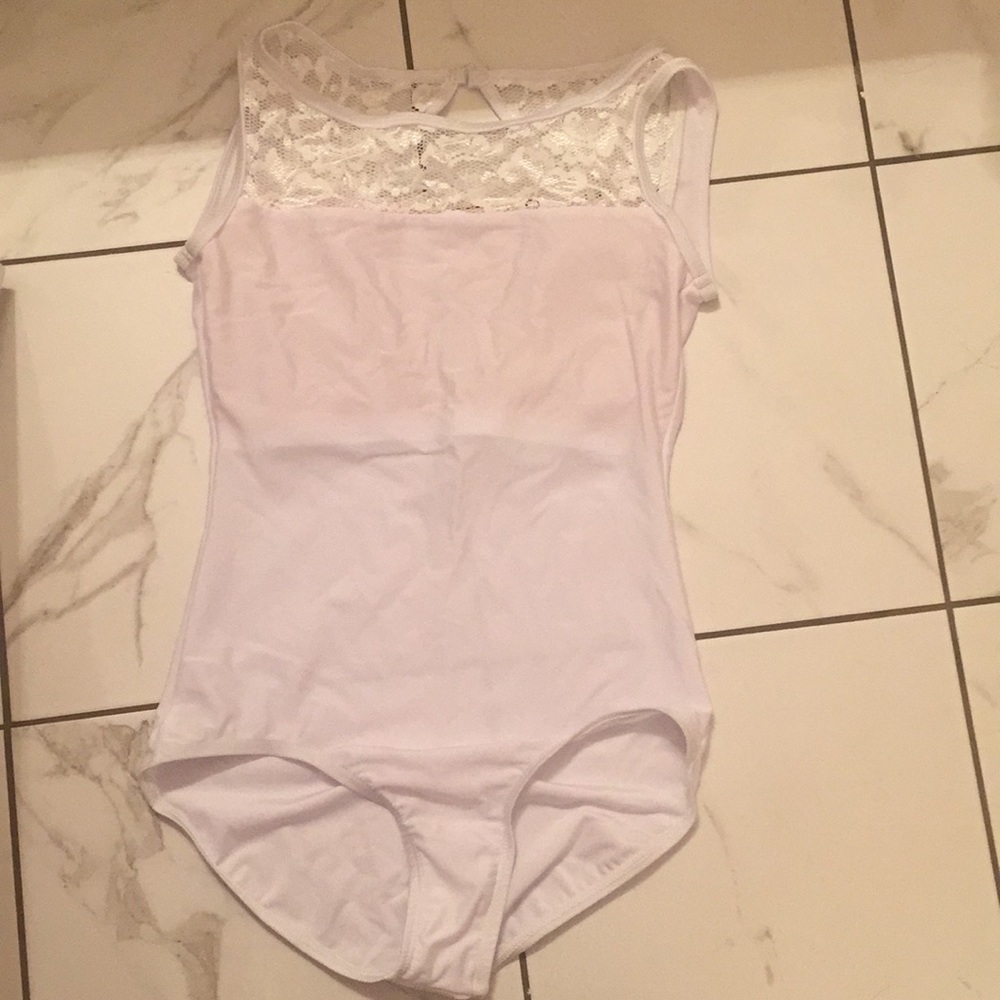 White Ballet leotard